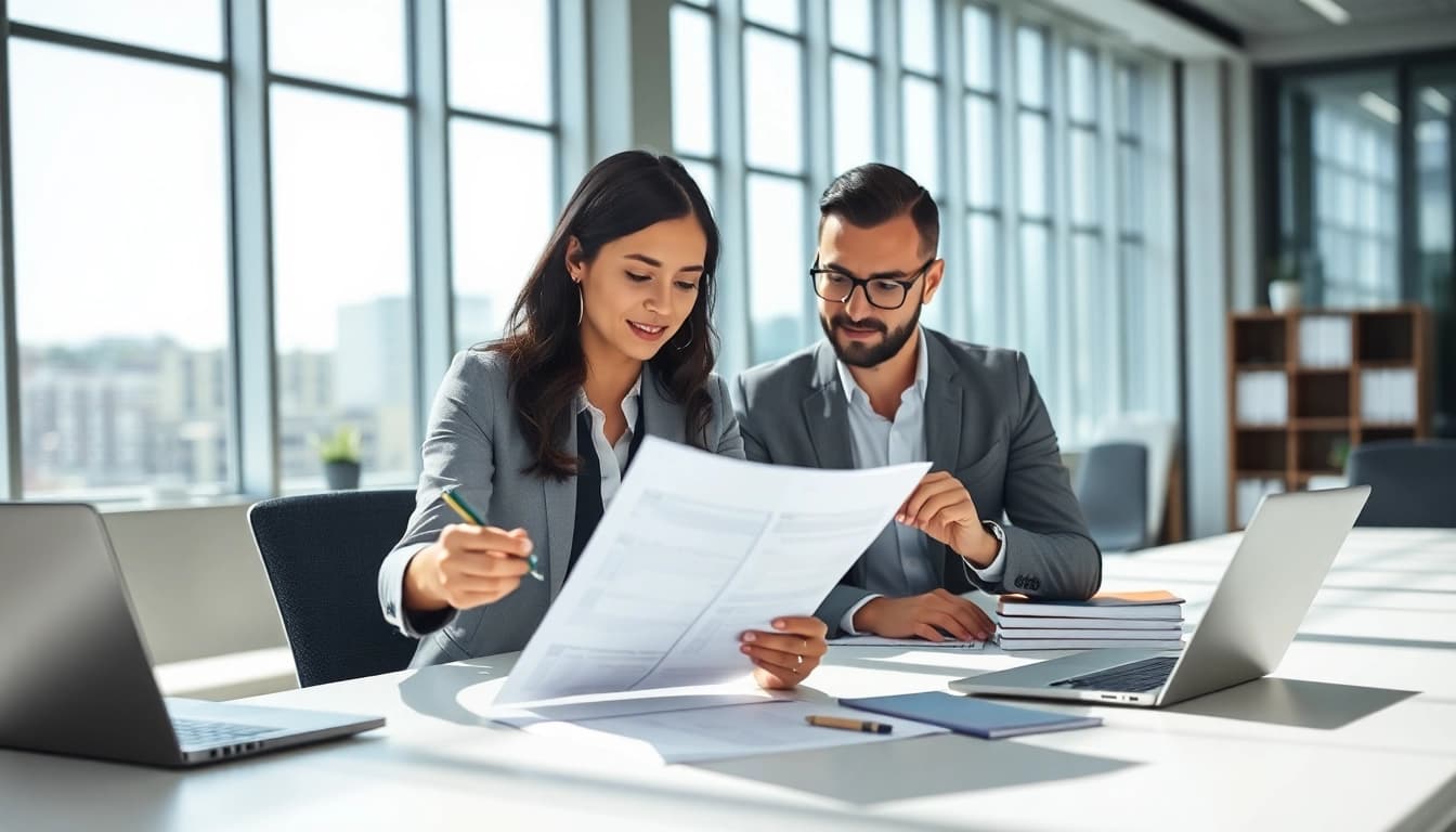 Enhancing pre-post award compliance through collaboration in a modern office setting.