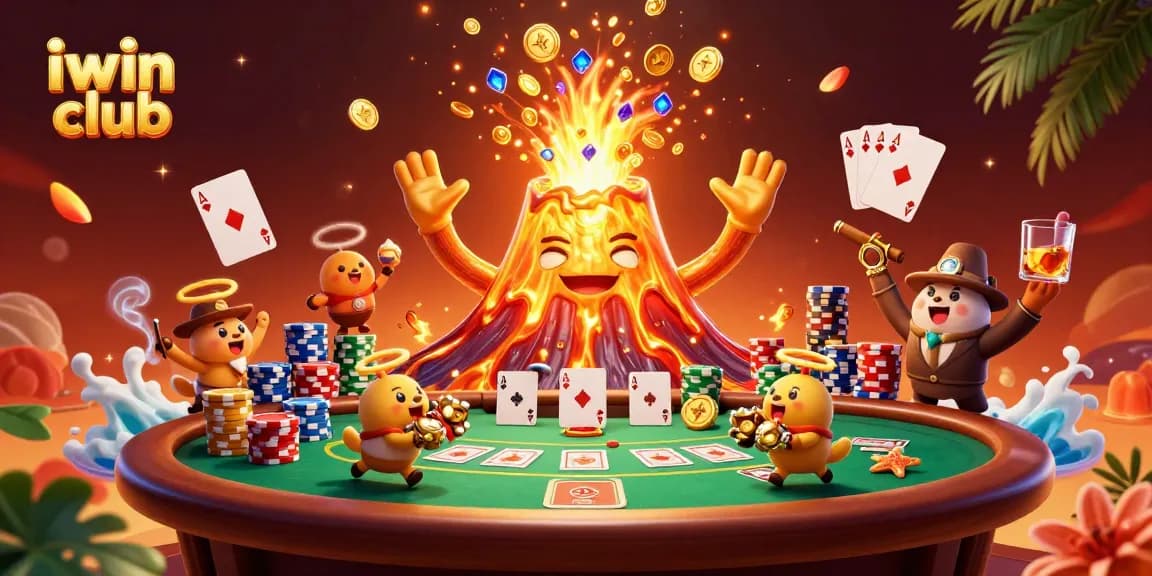 Experience thrilling wins at iwin club with a vibrant casino scene filled with treasures.