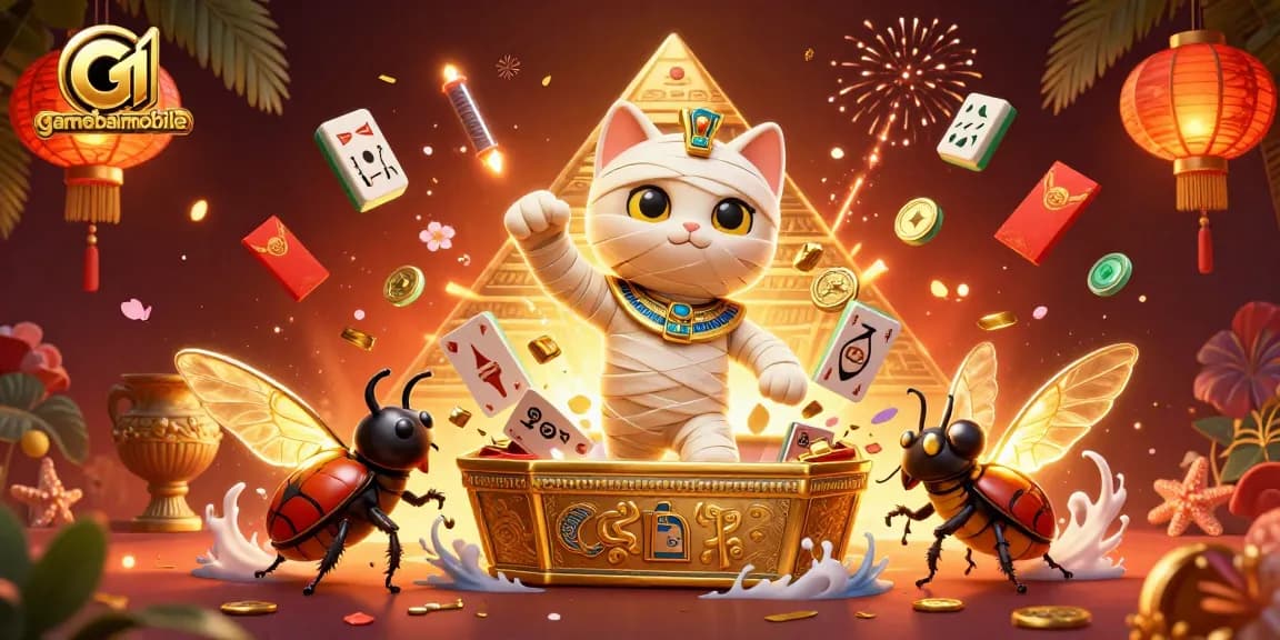 Experience thrilling gaming adventures at gamebaimobile with captivating Egyptian mummy casino scenes.