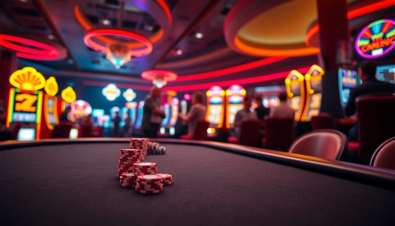 Menangkan jalantoto di meja poker dengan lampu yang memukau dan suasana yang mendebarkan.