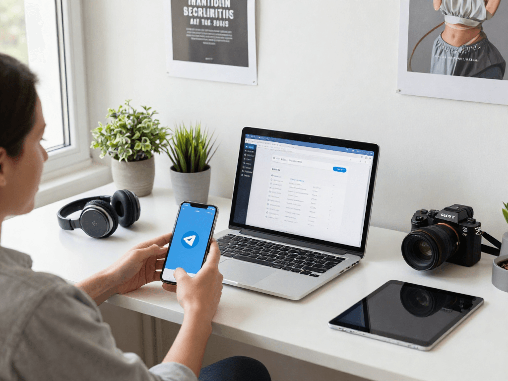 使用Telegram下载进行安全聊天,用户在现代办公环境中轻松使用Telegram应用。