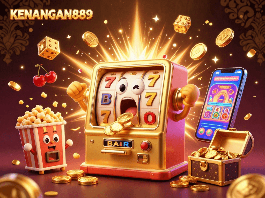 Spin to win with KENANGAN889 at the lively and colorful slot game jackpot.