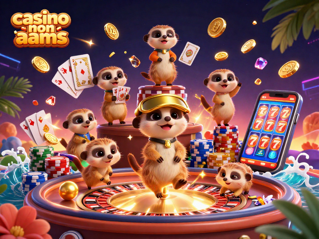 Gioca al casino non aams con i suricati che gestiscono fiches e vincite scintillanti.