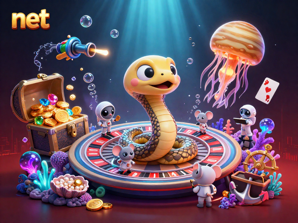 Experience the thrill of betting in net's galactic casino with unique betting elements.