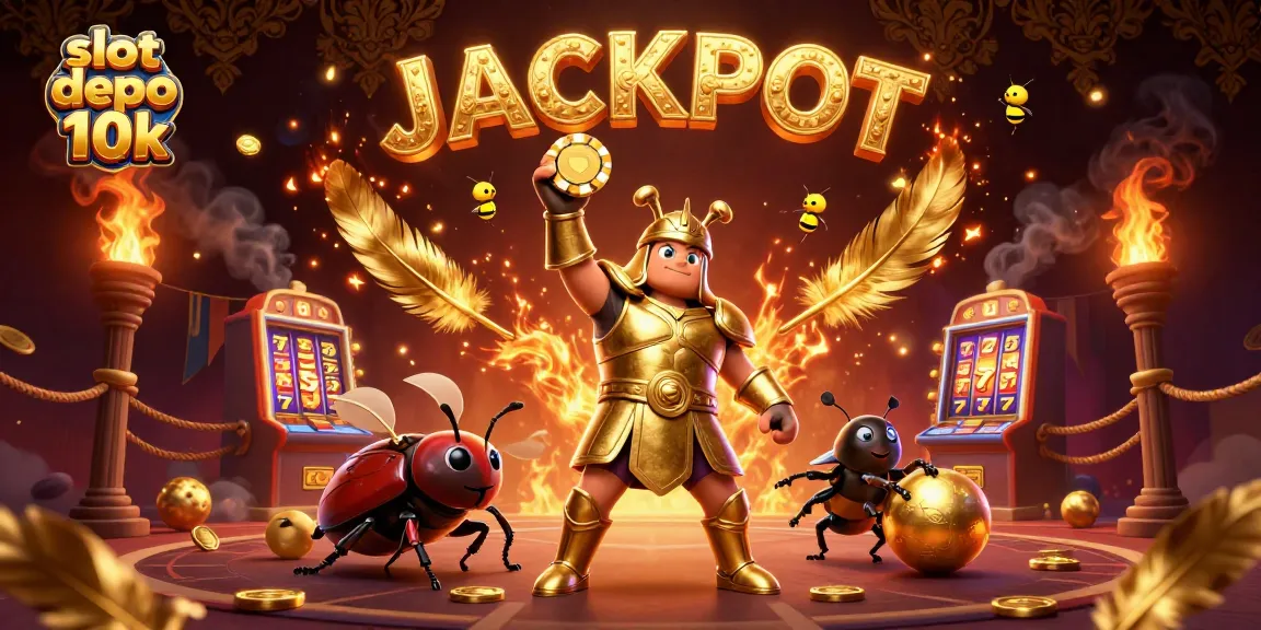 Menangkan jackpot di slot depo 10k dengan suasana yang cerah dan penuh semangat.