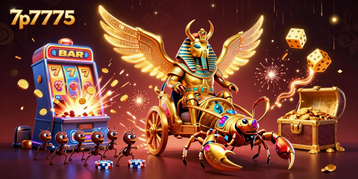 Spin the reels with excitement at 7p7775, featuring golden symbols and dynamic game elements!
