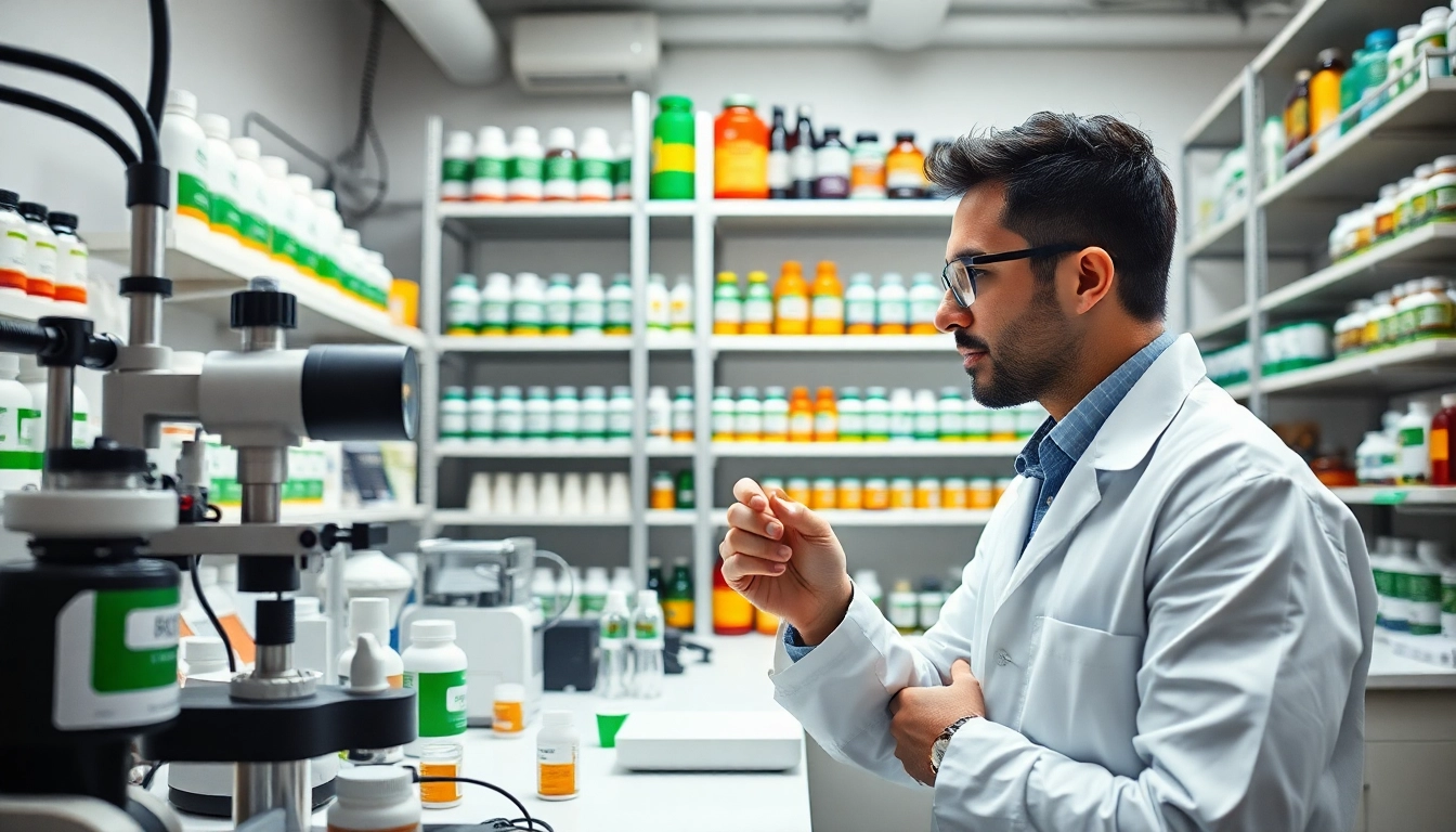 Showcasing a Private Label Supplement Mnaufacturer in a quality-focused laboratory setting.