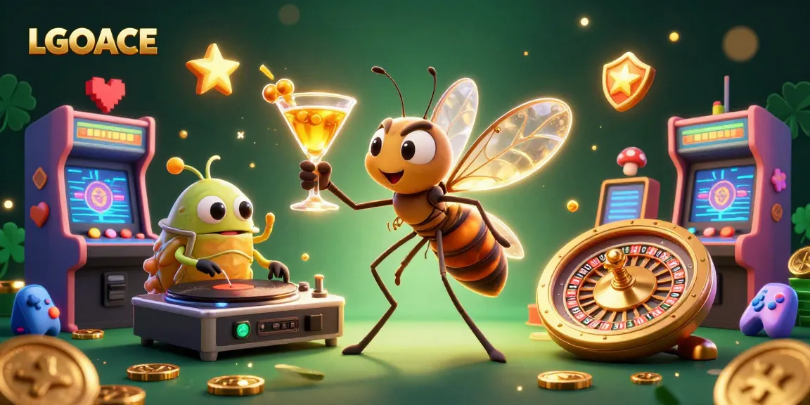 LGOACE brings you thrilling casino action with a vibrant 3D scene featuring unique characters and gaming elements.