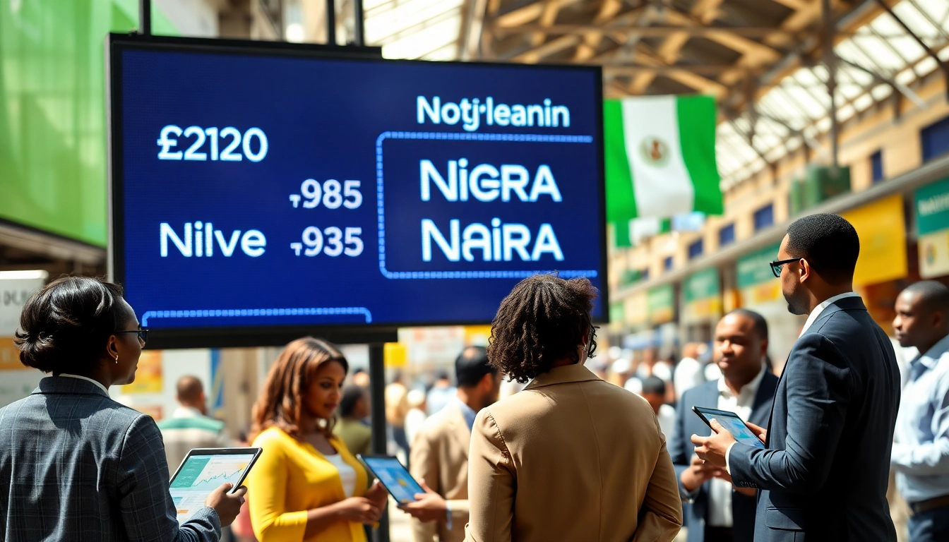 Analyze Pound to naira exchange rate amid currency dynamics in a vibrant financial setting.