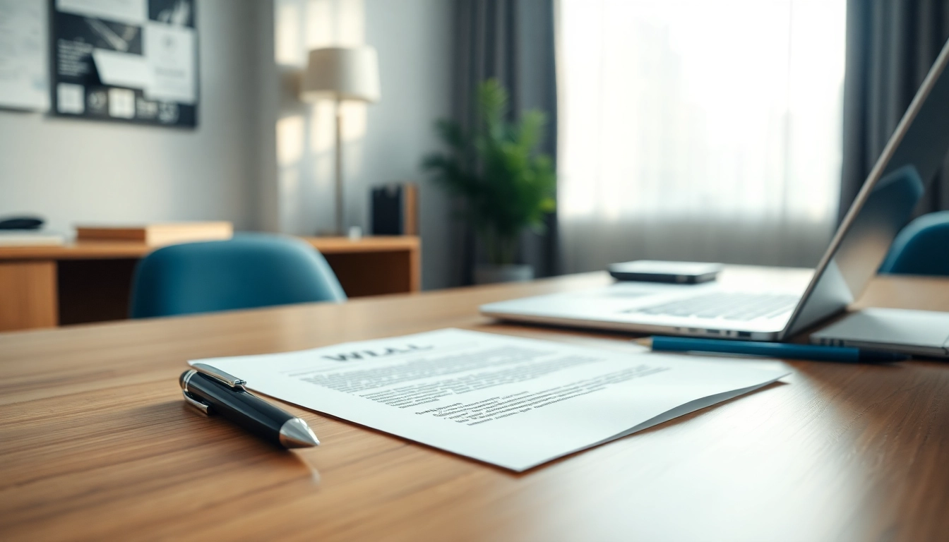 Create Wills effortlessly with organized desktop setup showcasing legal resources and tools.