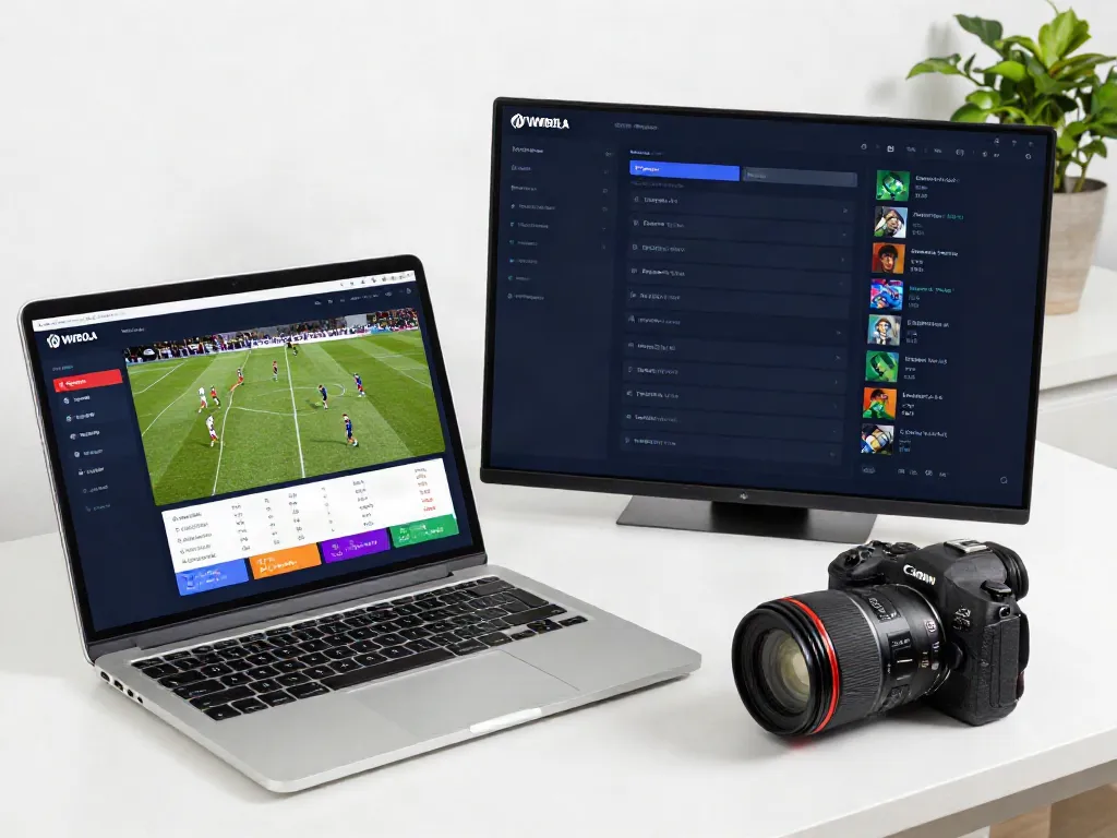 Online sports betting on WWBOLA platform with user analyzing odds and statistics.