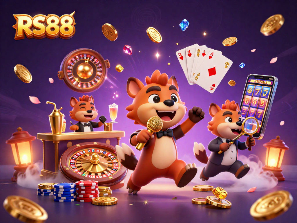 RS88 hyenas bring comedy and fun to the casino with spinning roulette and golden coins