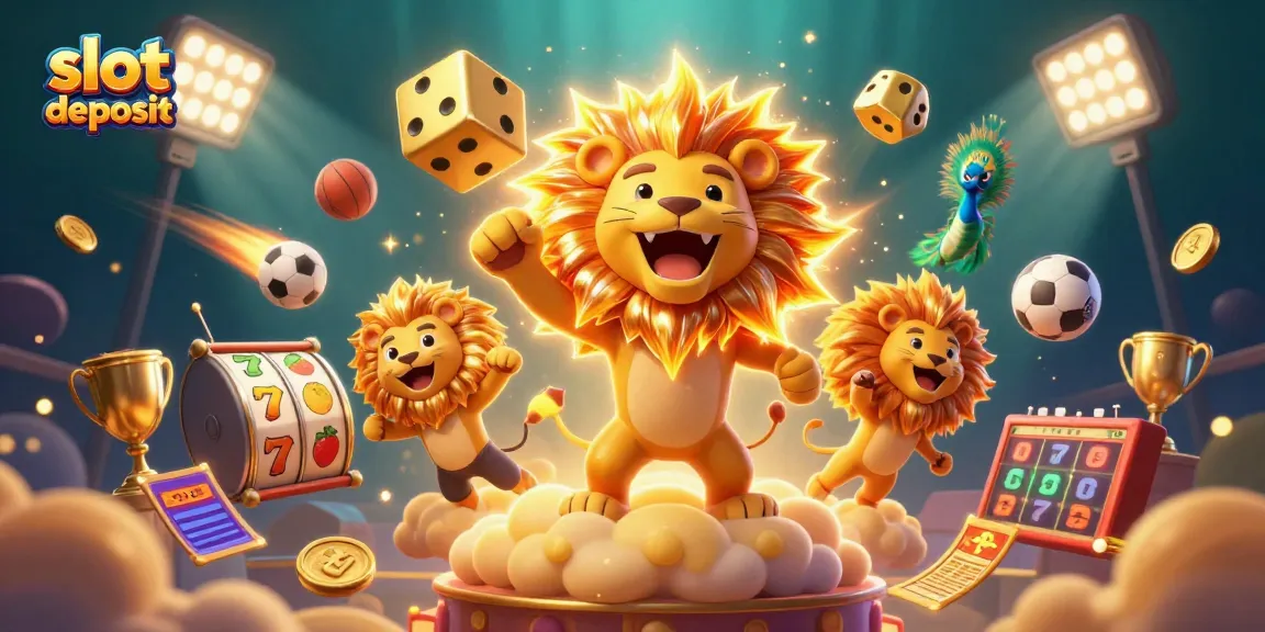 Permainan slot deposit dengan simbol buah dan angka keberuntungan di dalam gambar yang menarik.
