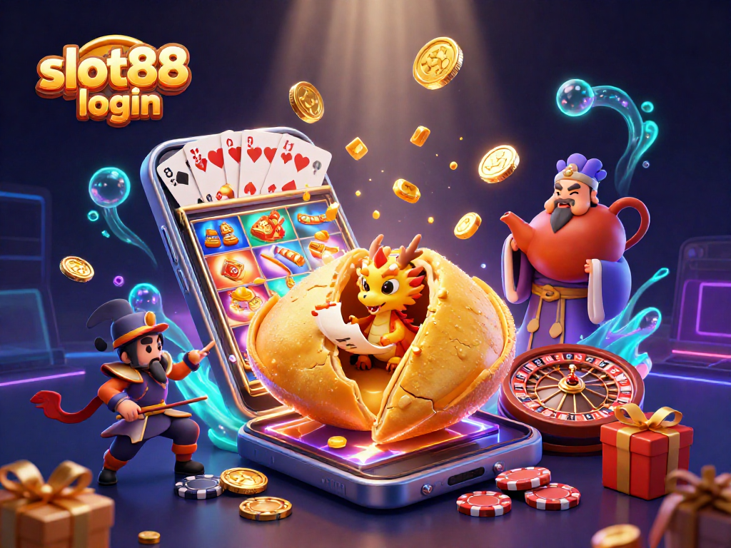Play exciting games and win with slot88 login in this vibrant casino scene.