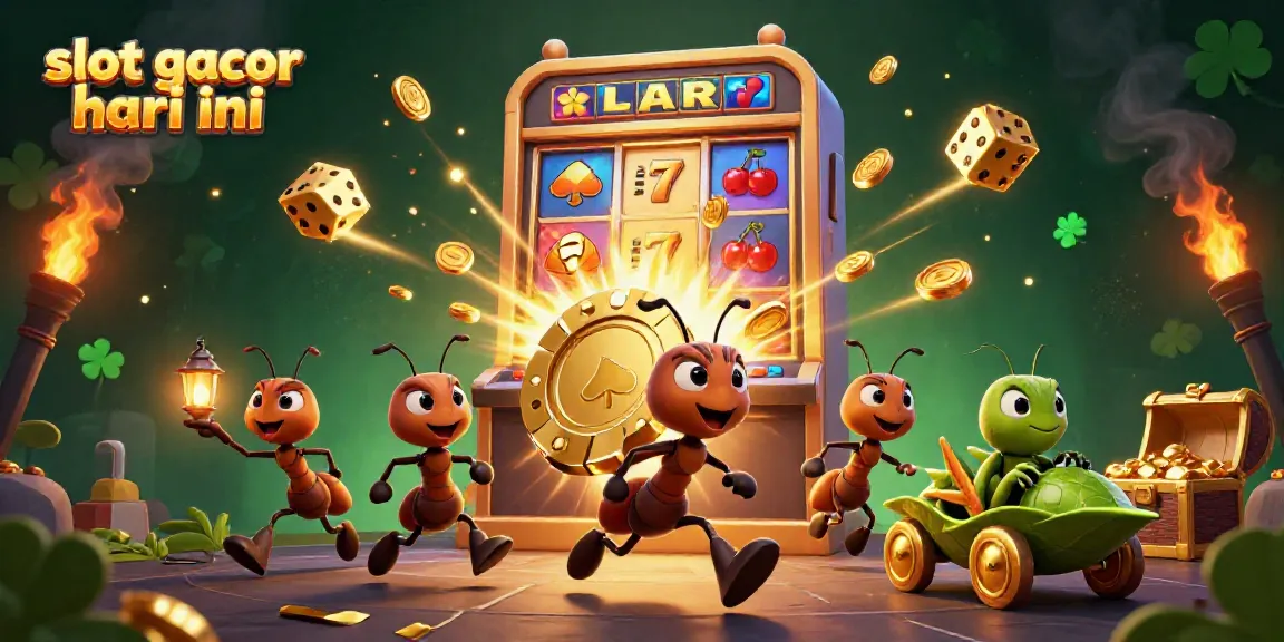 Experience thrilling jackpot wins with slot gacor hari ini in this vibrant 3D casino heist scene