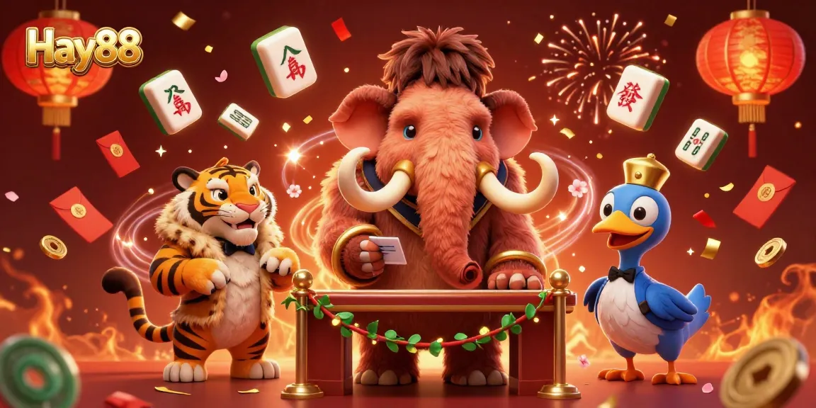 Experience the thrill of Hay88 with a vibrant 3D casino scene featuring engaging characters and exciting game elements.