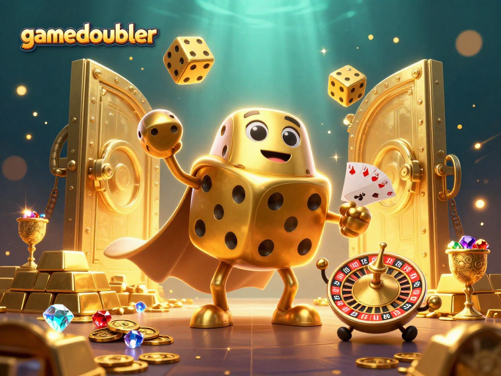 Experience the thrilling gameplay of gamedoubler with dynamic casino characters and epic treasures!