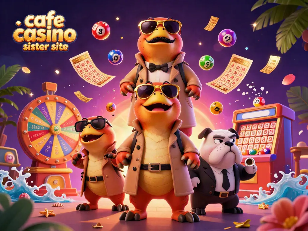 Experience the excitement of a cafe casino sister site with raptors in disguise at a VIP lounge.