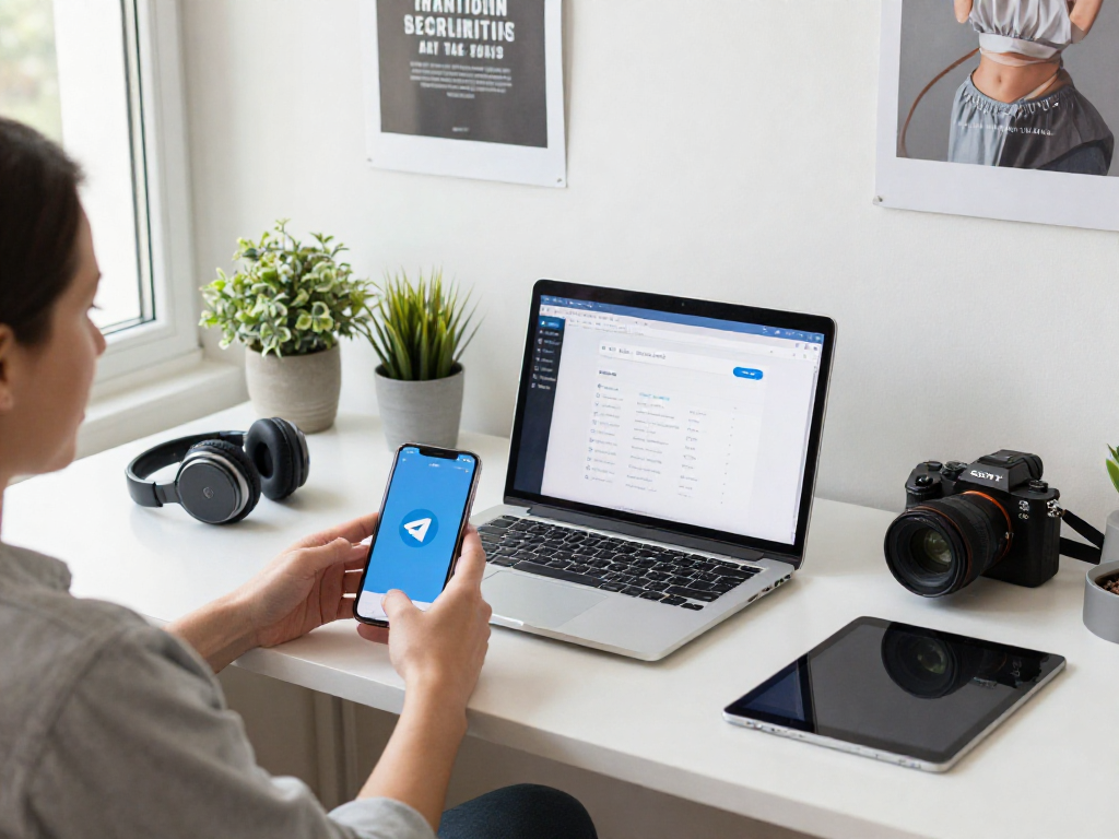 使用Telegram下载进行安全聊天,用户在现代办公环境中轻松使用Telegram应用。