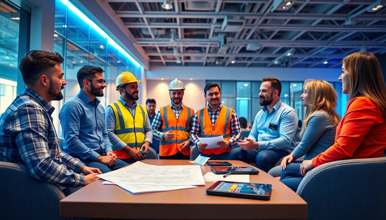 Engaged contractors at a vibrant contractor association southern california meeting fostering collaboration.