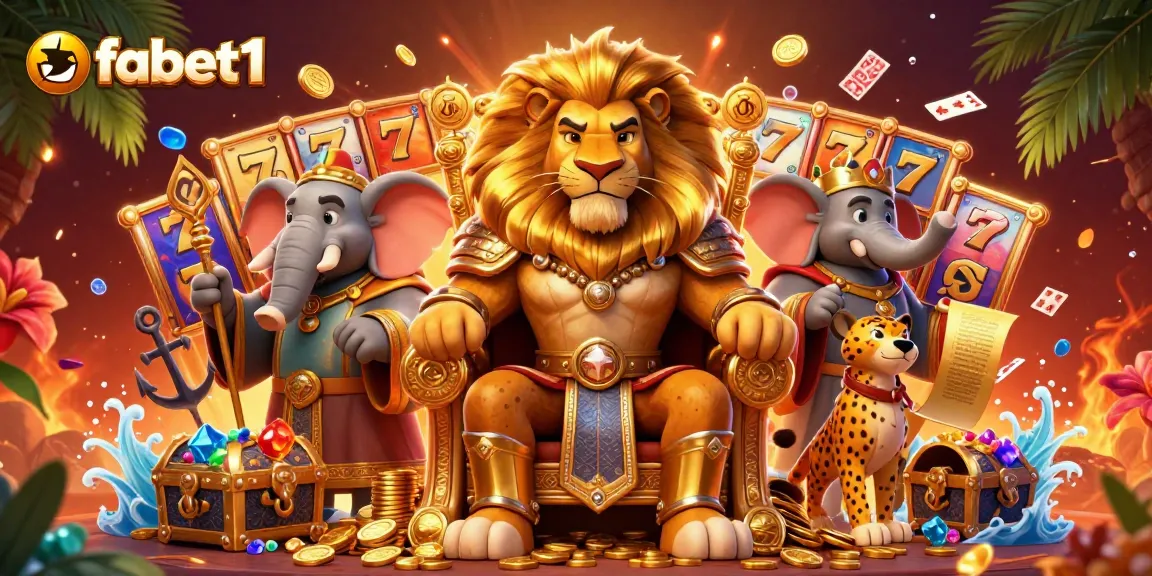Experience the excitement of fabet1 with vibrant 3D characters and dynamic casino elements.