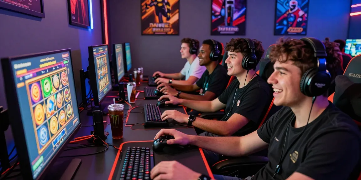 Permainan slot88 yang menarik dengan pemain yang bersemangat dalam suasana gaming yang menyenangkan.