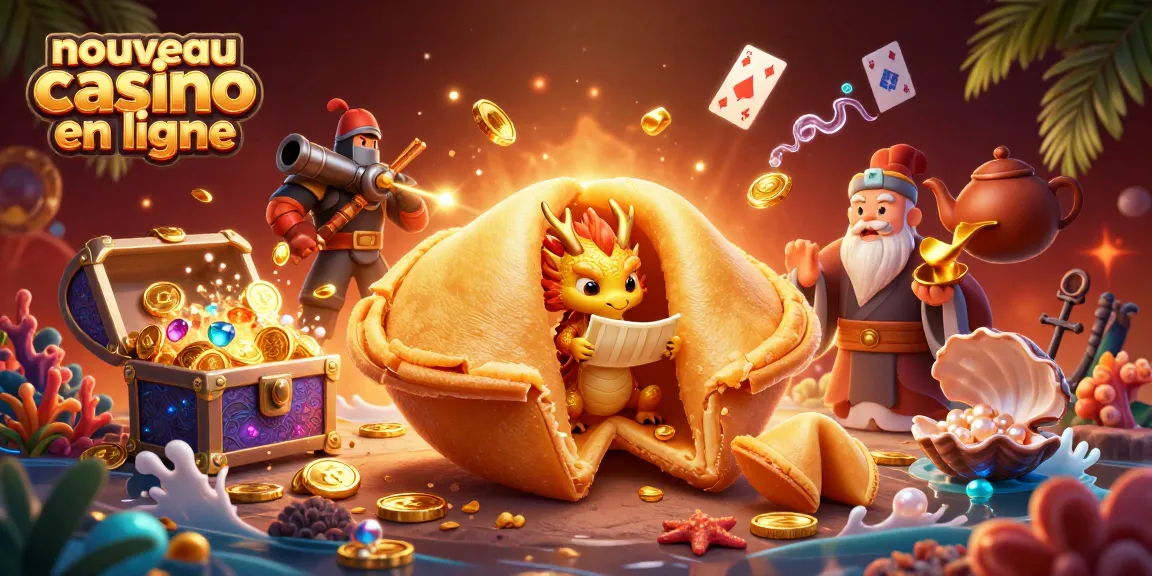 Jouez au nouveau casino en ligne et découvrez des fortunes à travers des jeux colorés!