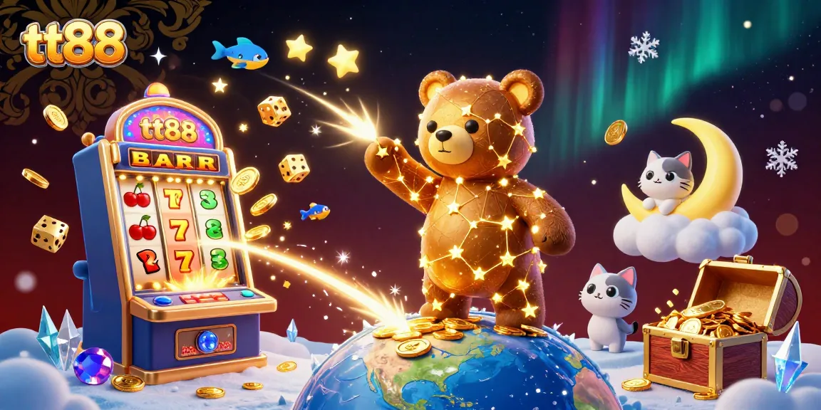Play and win with tt88’s vibrant slot games, featuring dynamic characters and exciting casino elements.