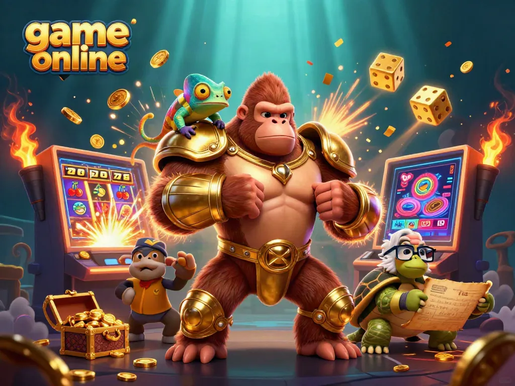 Engage in thrilling game online experiences with exciting slot machines, vibrant characters, and jackpot wins.
