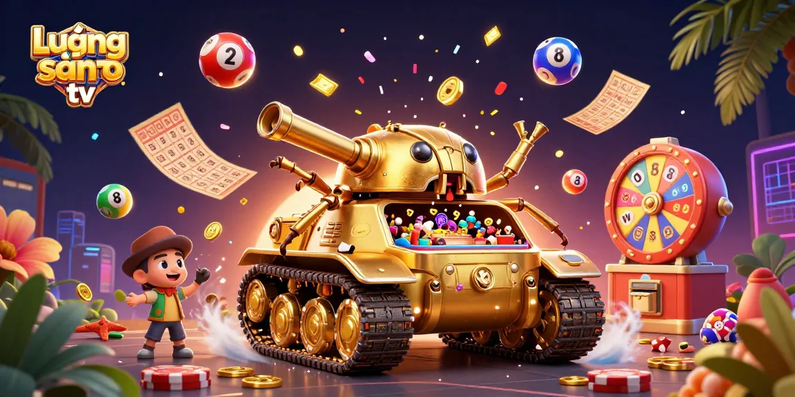 Lương sơn tv showcases an engaging 3D cartoon casino scene with dynamic lottery elements and festive effects.