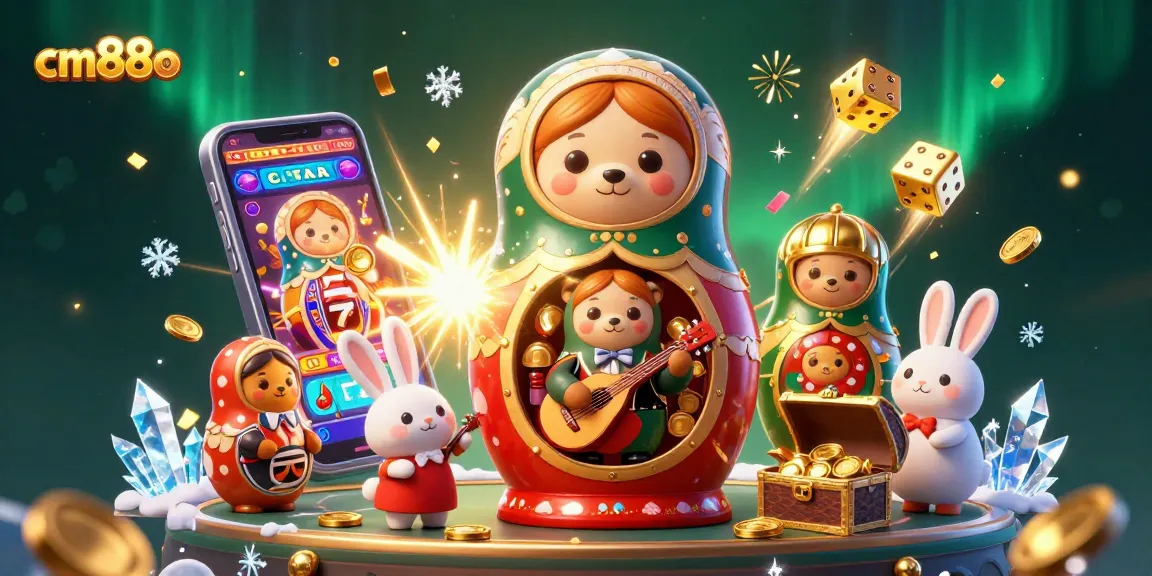 Experience excitement with cm88o's vibrant 3D casino illustration featuring engaging gaming elements.