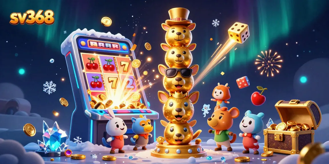 Experience thrilling gameplay with sv368 in a vibrant 3D casino atmosphere filled with excitement.