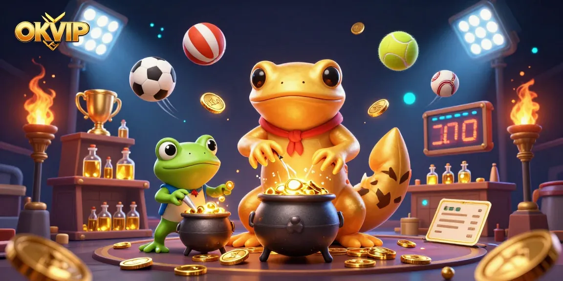 Engage with OKVIP's immersive online gaming experience featuring dynamic sports and casino elements
