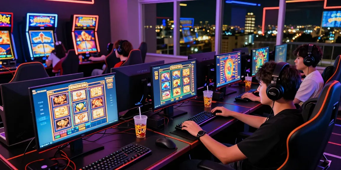 Players enjoying thrilling games on a situs gacor platform with dynamic visuals and engaging atmosphere.