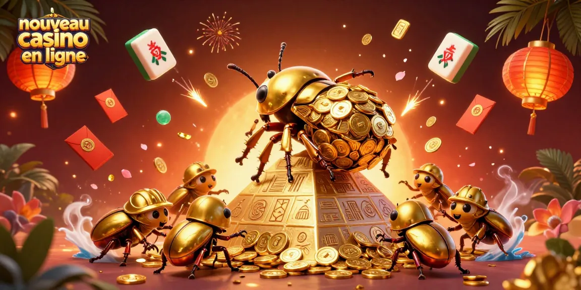 Vivez l'excitation d'un nouveau casino en ligne avec cette illustration dynamique captivante.