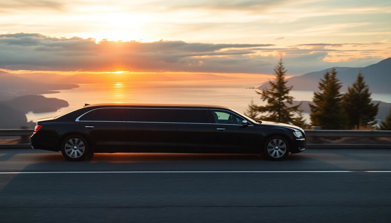 Limo service vancouver to seattle offering luxurious travel in a scenic landscape.