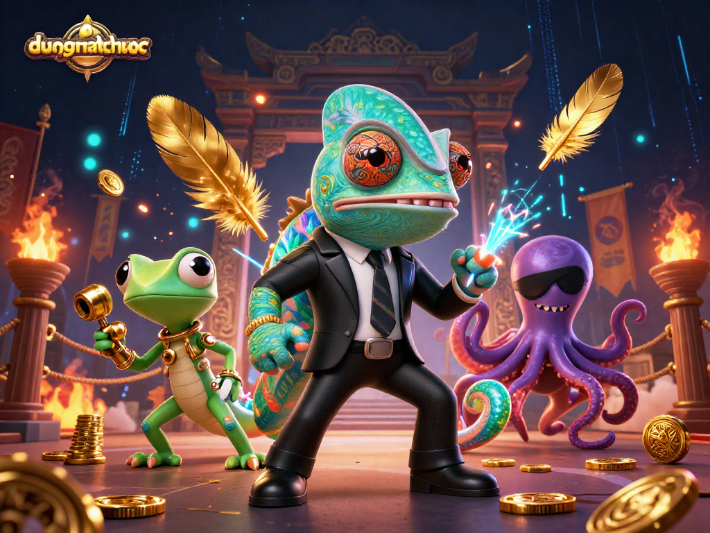 Experience duongmatchuoc as colorful characters navigate a vibrant casino adventure filled with excitement and golden treasures.