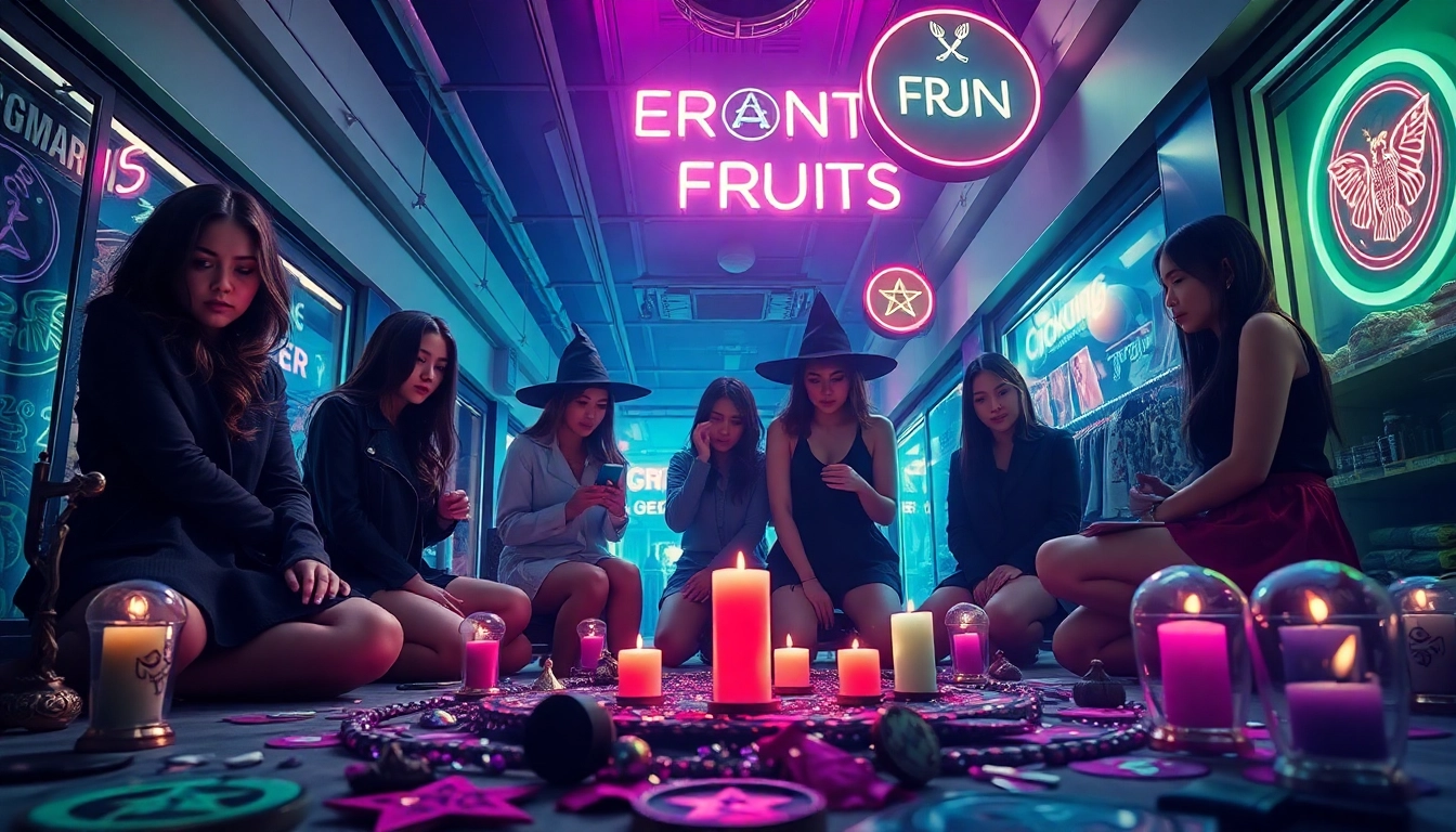 Watch Forbidden Fruits movie poster featuring women engaging in a mystical ritual.