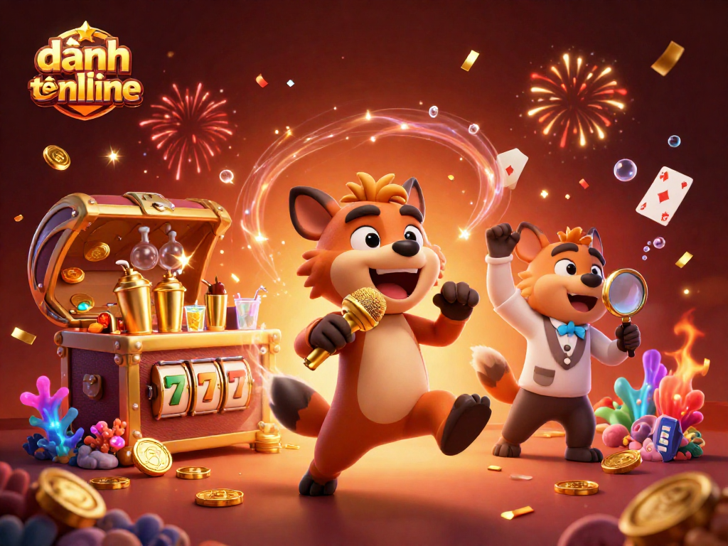 Experience the thrill of đánh đề online with lively hyenas at a dynamic casino scene.