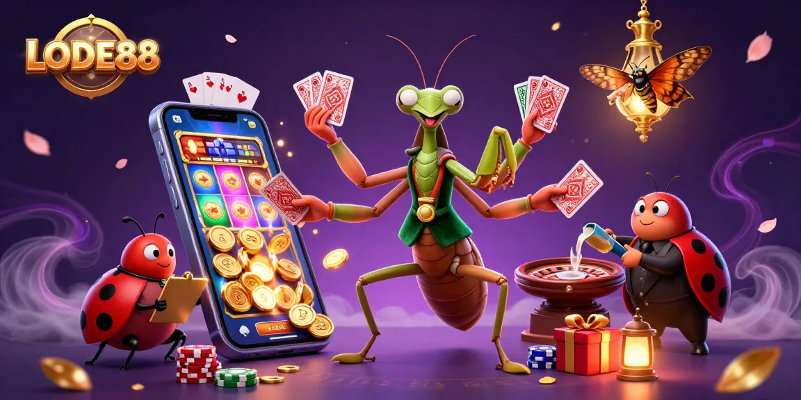 Experience LODE88's thrilling gameplay with engaging characters and casino elements.