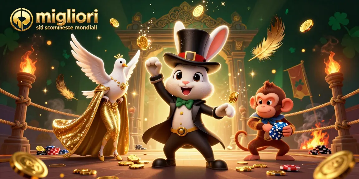 Scopri i migliori siti scommesse mondiali con il coniglio magico che estrae monete d'oro.