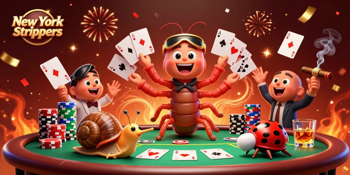 New York strippers engage in a thrilling poker game, highlighting excitement and high-stakes action.