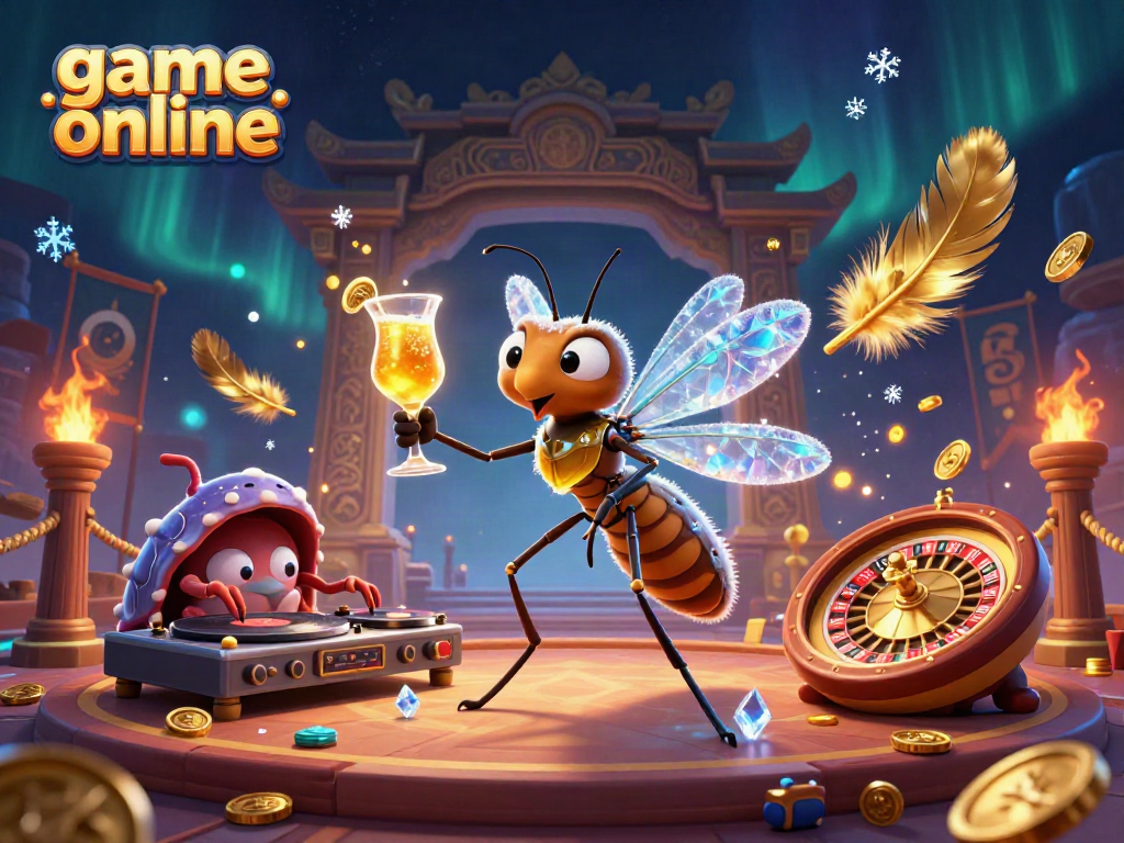 Experience exciting game online action with vibrant 3D characters and dynamic casino elements.