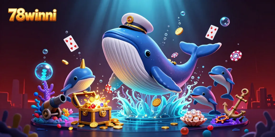 Engage in thrilling gaming adventures at 78winni with captivating underwater visuals and dynamic casino elements.