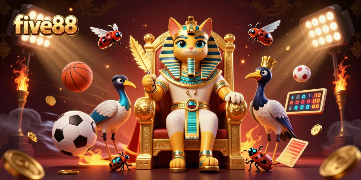 Experience thrilling moments at five88 while engaging in vibrant sports betting action with dynamic cartoon characters.