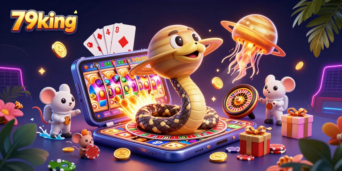 Experience thrilling gameplay with 79king's vibrant casino scene, featuring interactive slot elements.