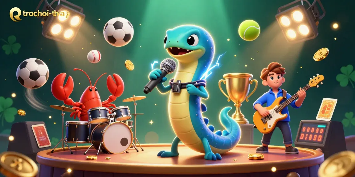 Engage with trochoi-thap excitement in an energetic underwater casino performance.