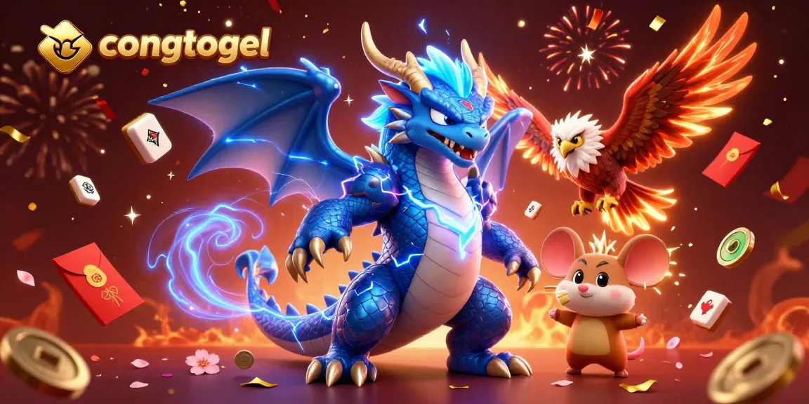 Engage with congtogel at the exciting Iso Fest, featuring dynamic characters and festive elements.