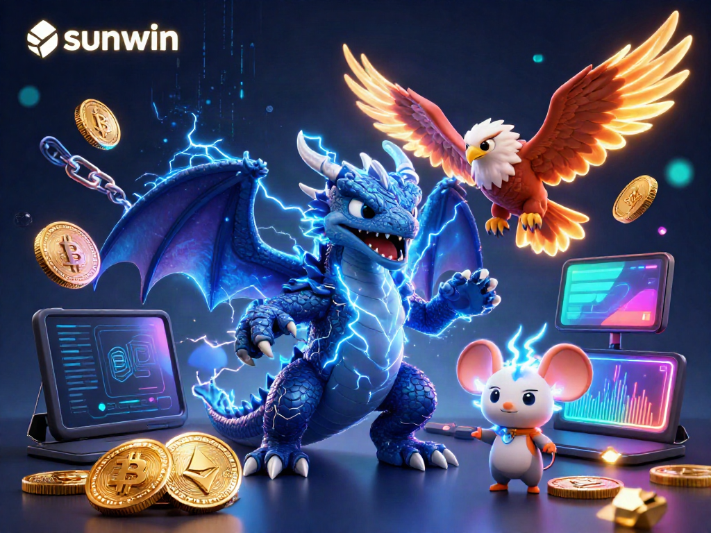 Experience the thrill of sunwin with dynamic characters and vibrant game elements in a thrilling online casino setting.