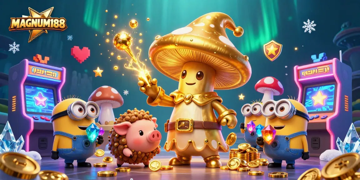 Win big with MAGNUM188's dynamic gaming experience featuring magical cartoon elements.